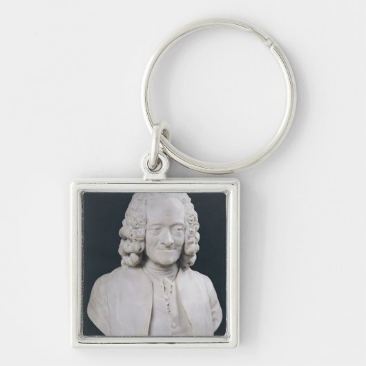 Buste van Francois Marie Arouet de Voltaire 1778 Sleutelhanger (Voorkant)