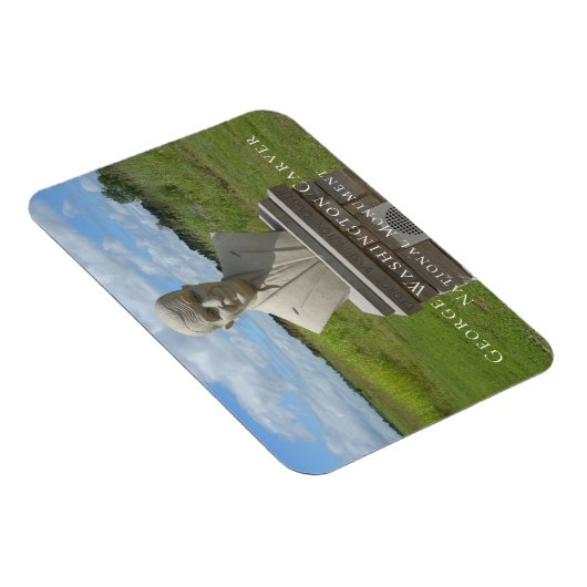 Buste van George Washington Carver, Carver Trail Magneet (Rechterzijde)