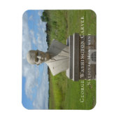 Buste van George Washington Carver, Carver Trail Magneet (Verticaal)