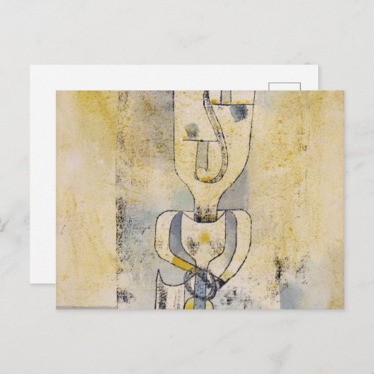 Buste van Paul Klee Briefkaart (Voorkant / Achterkant)