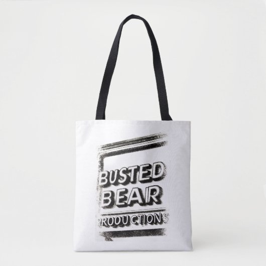 Busted Bear Productions Boodschappentas Tote Bag (Voorkant)