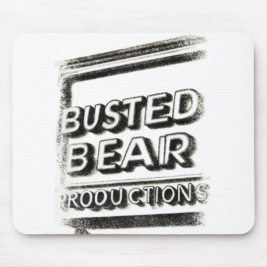 Busted Bear Productions Muismat (Voorkant)