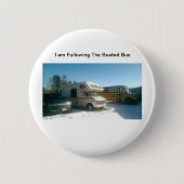 Busted Bus Pin Ronde Button 5,7 Cm (Voorkant)