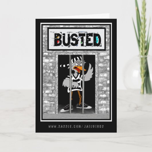 Busted: "Het denken aan u… duidelijk. " Kaart (Voorkant)