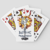 Busted Mic speelkaarten (Achterkant)