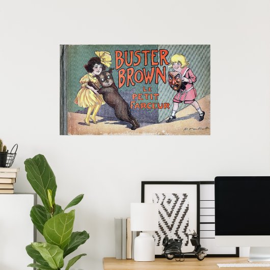 Buster Brown Poster (Thuiskantoor)
