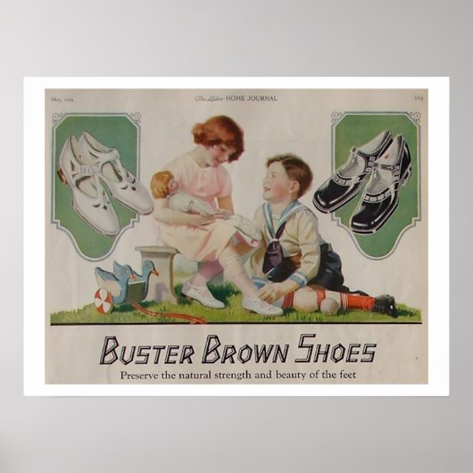 Buster Brown Shoes Poster (Voorkant)