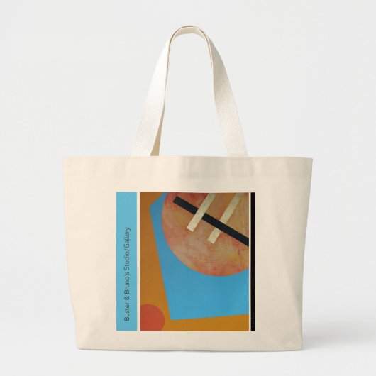 Buster & Bruno's abstract Grote Tote Bag (Voorkant)