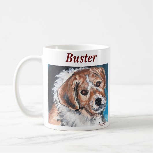 Buster de Beagle Koffiemok (Links)