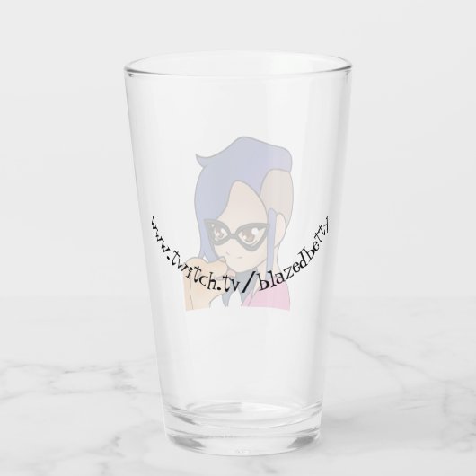 Buster- en Betty Pint-glas Glas (Achterkant)