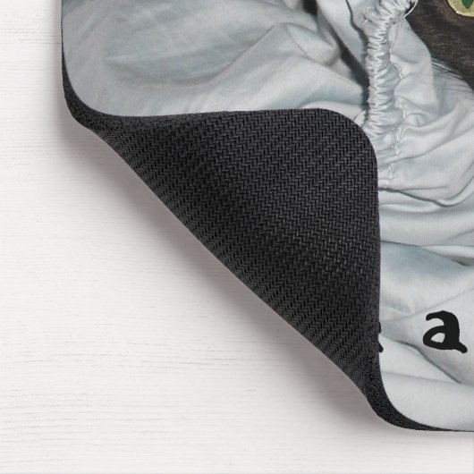 Buster in Bed - mousepad Muismat (Hoek)