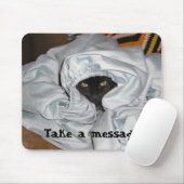 Buster in Bed - mousepad Muismat (Met muis)
