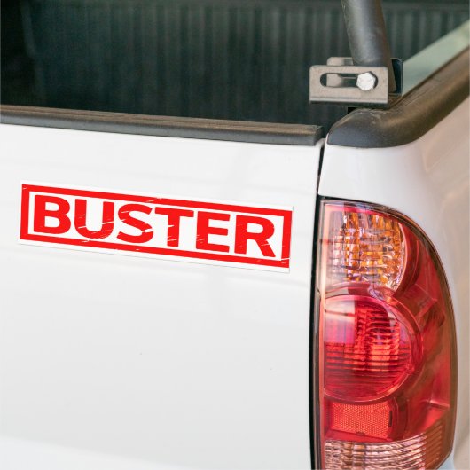 Buster Stamp Bumpersticker (Op Truck)