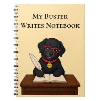 Buster Writes – Spiraalschrift voor Schrijvers Notitieboek