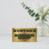 Buster's Gold Visitekaartje (Staand voorkant)