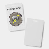 Bustin Bits ID Kaart Badge (Voor- en achterkant)