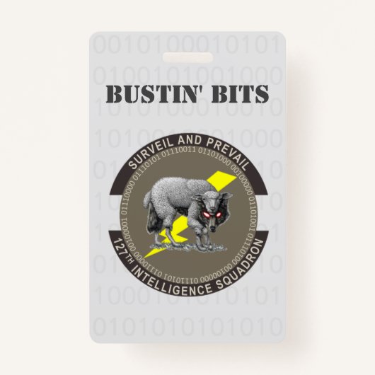 Bustin Bits ID Kaart Badge (Voorkant)