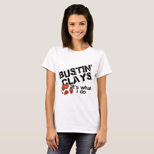 Bustin Clays T-shirt (Voorkant volledig)