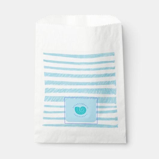 Bustine di cartaper alimentiCustom Wit Favor Bag Bedankzakje (Voorkant)