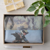 “Busting a Bronco” van W Herbert Dunton Tissuepapier (Geschenk)