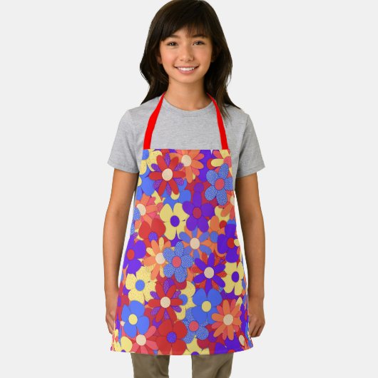 Bustling Bouquet Apron Schort (Insitu)