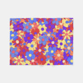 Bustling Bouquet Fleece Blanket Deken (Voorkant (Horizontaal))