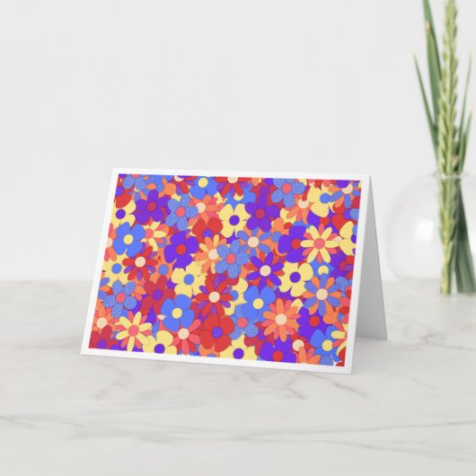 Bustling Bouquet-kaart Kaart (Voorkant)