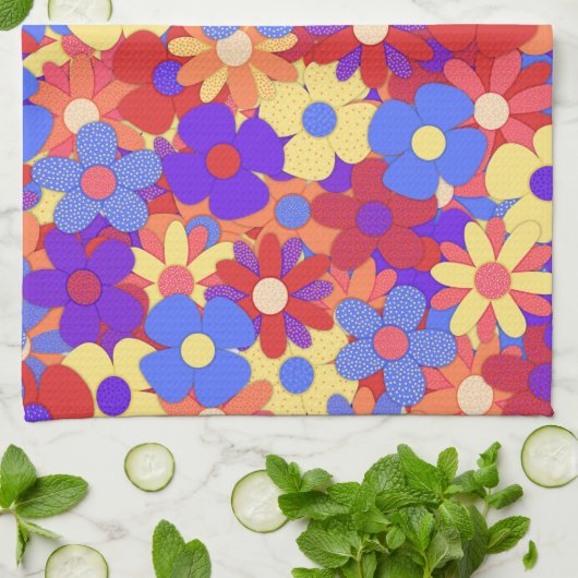 Bustling Bouquet Kitchen Towel Theedoek (Gevouwen)