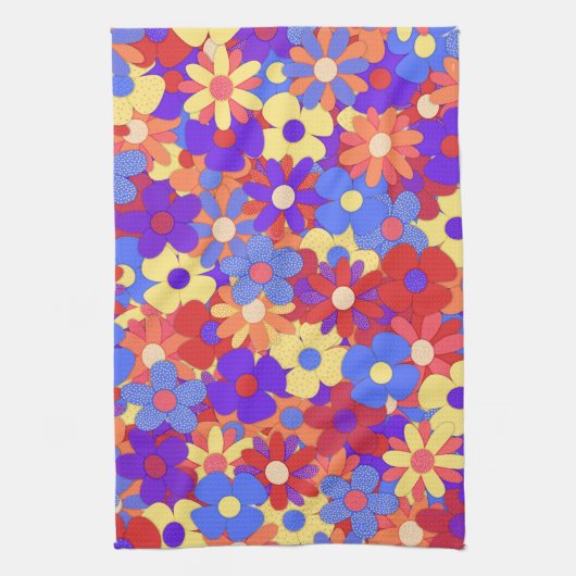 Bustling Bouquet Kitchen Towel Theedoek (Verticaal)