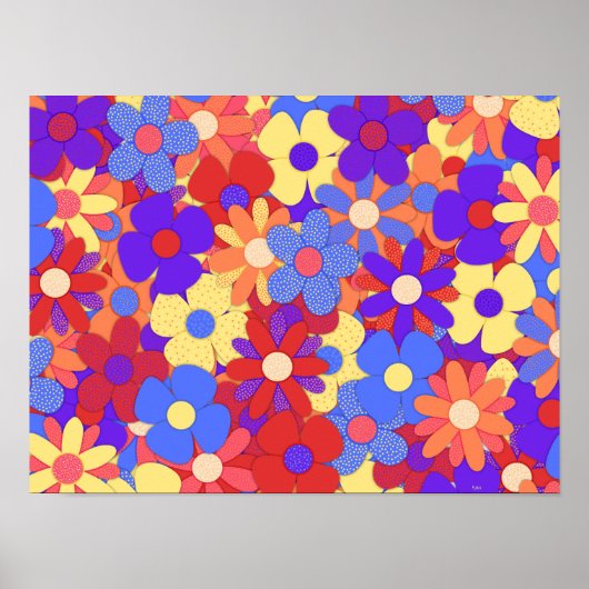 Bustling Bouquet Poster (Voorkant)