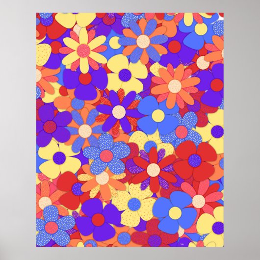 Bustling Bouquet Poster (Voorkant)