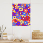 Bustling Bouquet Poster (Keuken)