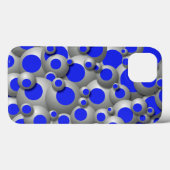 Bustling Bubbles Royal Blue Hoesje-Mate iPhone Cas Case-Mate iPhone Case (Achterkant (horizontaal))