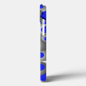 Bustling Bubbles Royal Blue Hoesje-Mate iPhone Cas Case-Mate iPhone Case (Achterkant / Links)