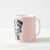 Busto de Nefertiti poligonal Koffiemok (Voorkant rechts)