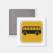 busverkeersteken magneet (Voorkant / Achterkant)