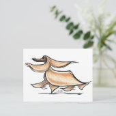 Busy Afghan Hound Briefkaart (Staand voorkant)