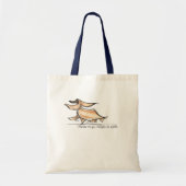 Busy Afghan Hound Tote Bag (Voorkant)