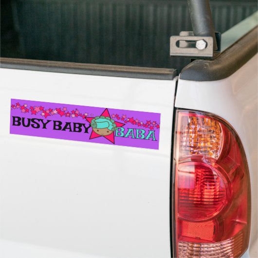 BUSY BABY BABA-bumpersticker Bumpersticker (Op Truck)