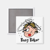 Busy Baker Magnet (Voorkant / Achterkant)
