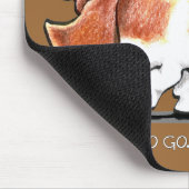 Busy Basset Hound Muismat (Hoek)