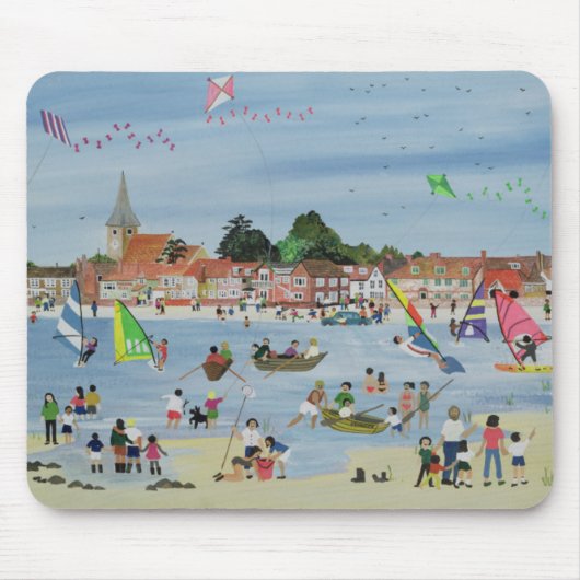 Busy Beach Muismat (Voorkant)