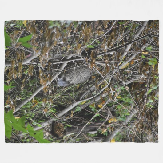 Busy Beaver Fleece Deken (Voorkant (Horizontaal))