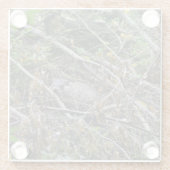 Busy Beaver Glazen Onderzetter (Achterkant)