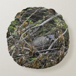 Busy Beaver Rond Kussen