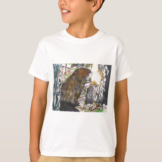 Busy Beaver T-shirt (Voorkant)