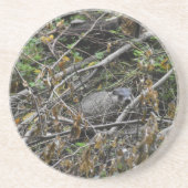 Busy Beaver Zandsteen Onderzetter (Voorkant)