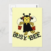 Busy Bee Briefkaart (Voorkant / Achterkant)