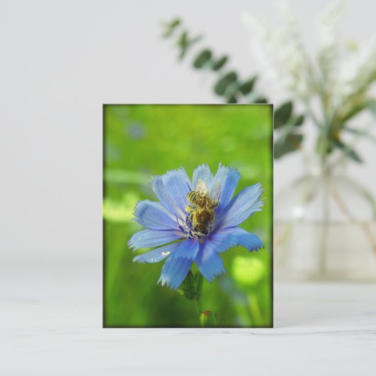 Busy bee briefkaart (Staand voorkant)