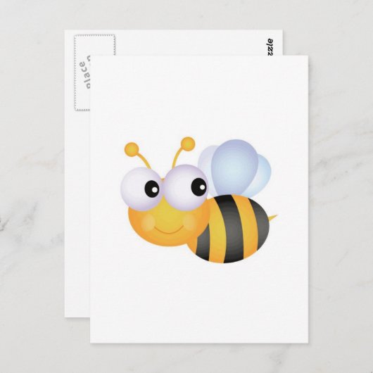 Busy Bee Briefkaart (Voorkant / Achterkant)